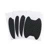4pcs Car Stickers Door Handle Carbon Fiber Protector Anti Scratch Car Automobiles Handle Protection Car Accessories