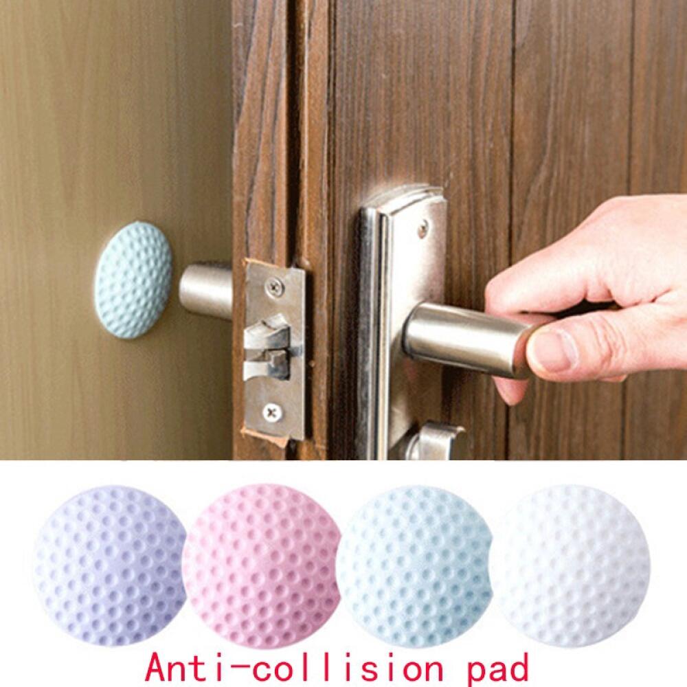 

Rubber Door Handle Knob Anti-Collision Pad Crash Stopper, Shock Absorbent Wall Protector Design, For Home Door Wall Protection