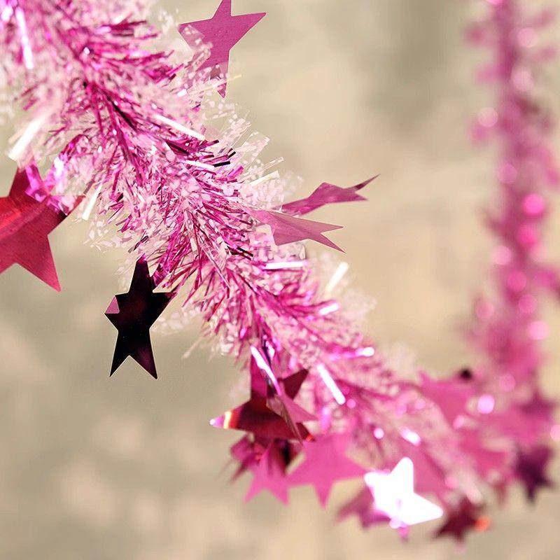 2.8M New Year's Ribbon Latte Strips Christmas Classroom Wedding Indoor Birthday Festival Wedding Decoration Wedding Arrangement