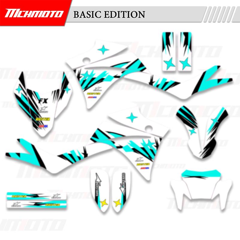 MCHMFG For YAMAHA XT660R XT 660R XTR 660 Full Graphics Decals Stickers Motorcycle Background Number Name