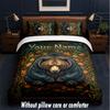Teddy Bear Theme Custom Text Or Name 3Pcs Bedding Set,1 Flat Sheet & 2 Pillowcases Personalized Home Bedding