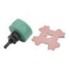 Borderless Spotlight Hole Opener Hex Shank Center Positioning Drill Counterslot Hole Tool Set 75mm
