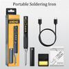 ANENG SL108 USB Digital Soldering Iron Adjustable Tmperature 100-450℃ Type-C Intelligent Solder Welding Iron Tool