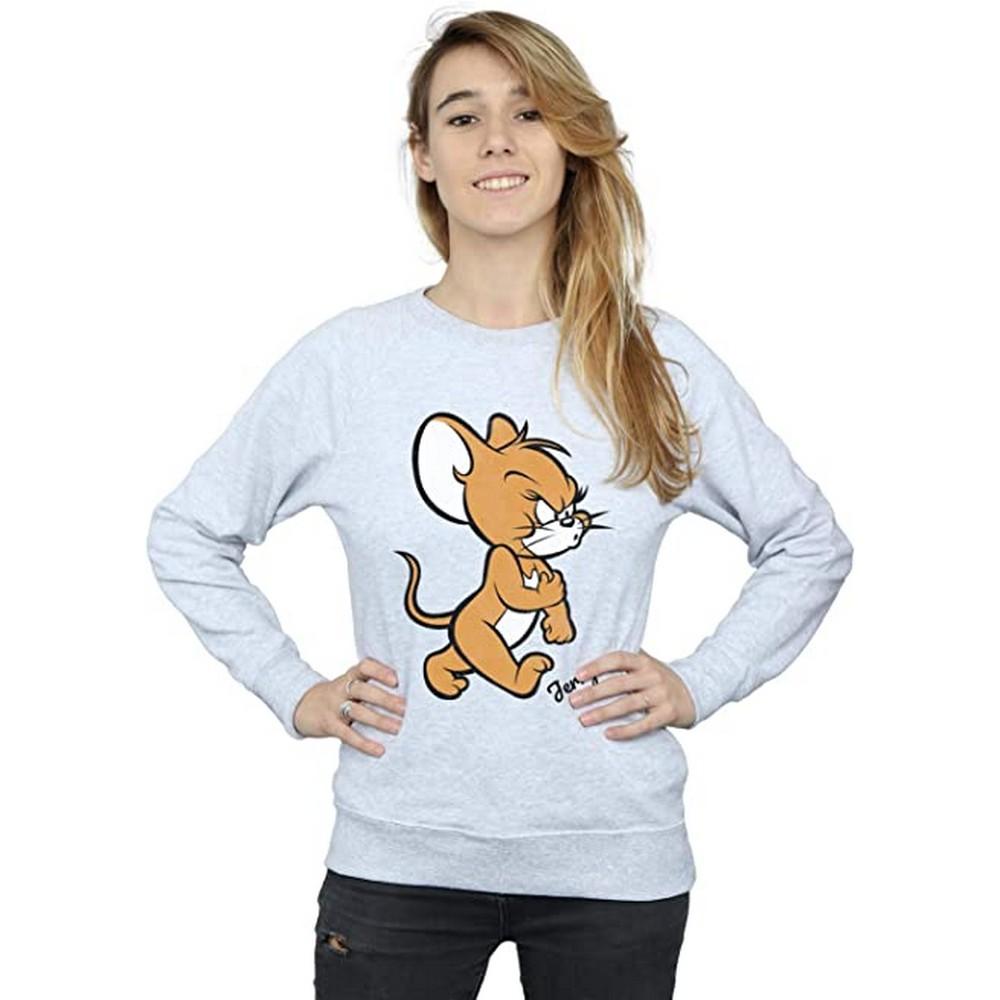 Tom and Jerry Womens/Ladies Angry Mouse Sweatshirt