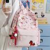 Schoolbag Internet Celebrity Pony Print Backpack Hot Student Bag Multi-compartment Large Capacity High School Backpack