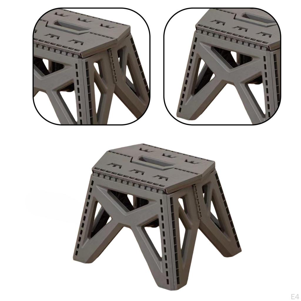Camping Stool Chair Foot Rest Footstool Portable Folding Fishing for Backpacking