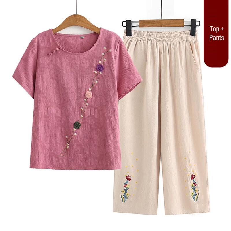 Women's 100% Cotton Summer T-Shirt & Set