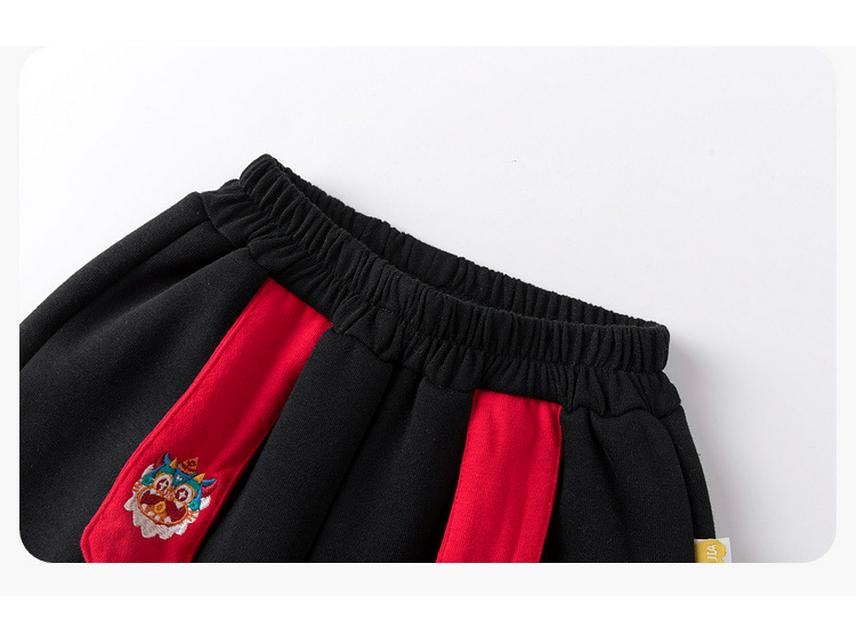 Dudu Family Winter New Year Set: Children's Two-Piece Outfit for Boys and Girls