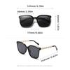 WIMN New Trendy Large Frame Women's Sunglasses High Quality Fashion Chain Glasses Leg Travel Eyewear