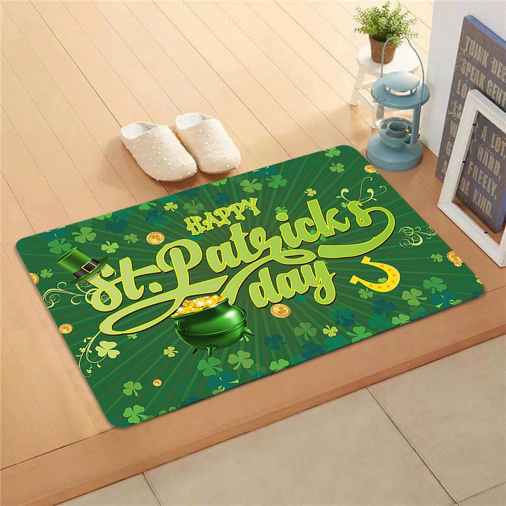 Buy St. Patrick's Day Welcome Doormats Home Carpets Decor Carpet Living ...