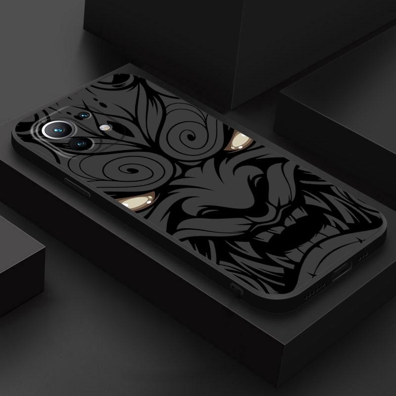 

Hannya Oni Warrior Ghost Mask Phone Case For Xiaomi 15T 14T Pro 13T Mi 11T 10T 15 Ultra Poco X7 F7 M7 Pro X3 X5 X6 F6 Soft Cover Xiaomi 15T Pro 5G