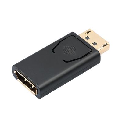 DP1.2 Male To Female Extension Adapter DP Converter Support 4K 144Hz Video Signal Transmission for Computer