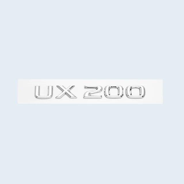 Auto 3D ABS Kofferraum Buchstaben Logo Plakette Emblem Styling Aufkleber für Lexus UX200 UX250h UX260h HYBRID Zubehör