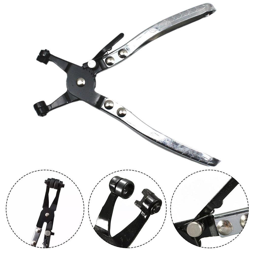 Car Water Pipe Hose Clip Pliers Clamp Swivel Drive Jaw Locking Tool Removal Installation Of Type Flat-Band Hose Clamps