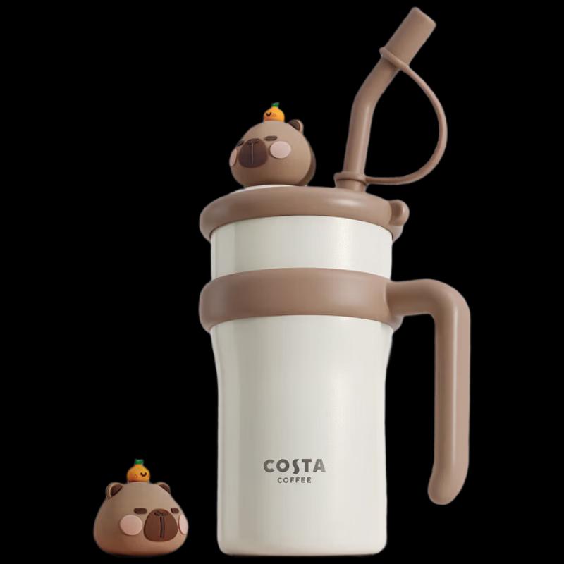 COSTA Capybara Themed 900ml Stainless Steel Tumbler