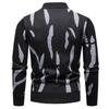 Men's Casual Semi-high Neck Pullover Sweater, Men's Fleece And Thickened Warm Casual Pullover Sweater