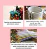 Gofission Embroidery Kit for Animal Hedgehog Floral Wreath DIY Fabric Set with Home Decor Accessories Adults, Beginners, Pre-Printed (Hedgehog 3)