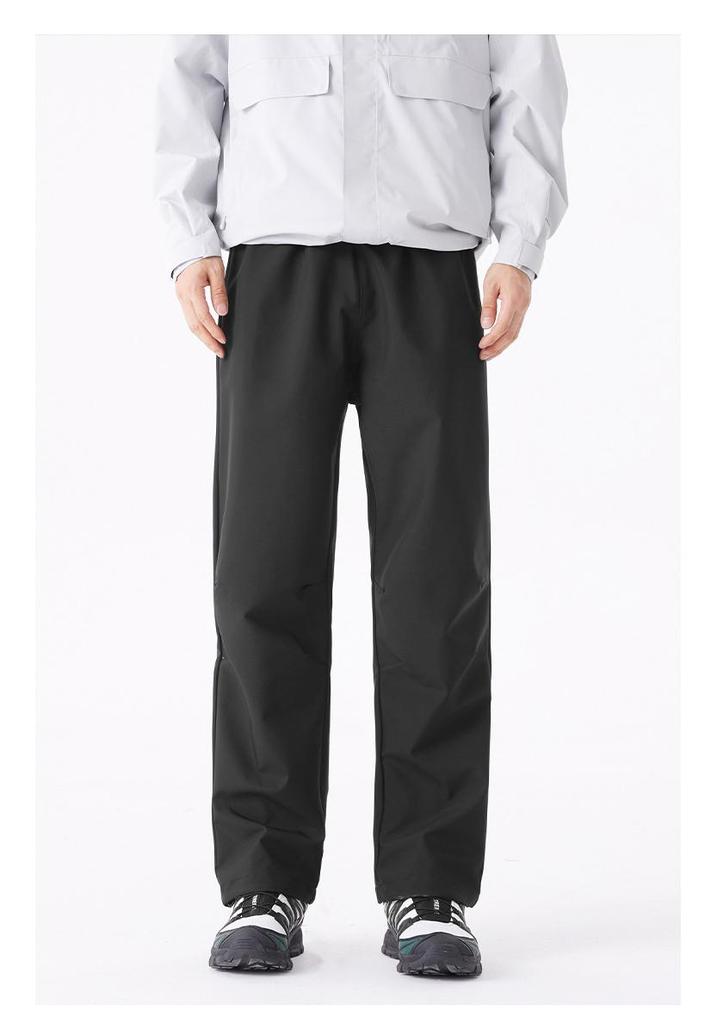 Waterproof Windproof Soft Shell Straight-Leg Outdoor Trekking and Ski Pants