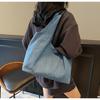 Damentasche aus Denim mit großem Fassungsvermögen, neue Sommer-Allround-Einfache Schulter-Einkaufstasche, College-Tasche