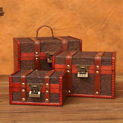 Vintage Wooden Storage Box With Buckle Jewelry Storage Box Jewelry Earrings Rings And Necklaces Storage Box Dressing Table Home
