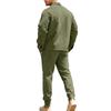 Completo casual sportivo da uomo con giacca button-down e pantaloni