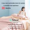 JD Joybuy Lenzing Tencel 60-Count Lyocell 4-Piece Bedding Set
