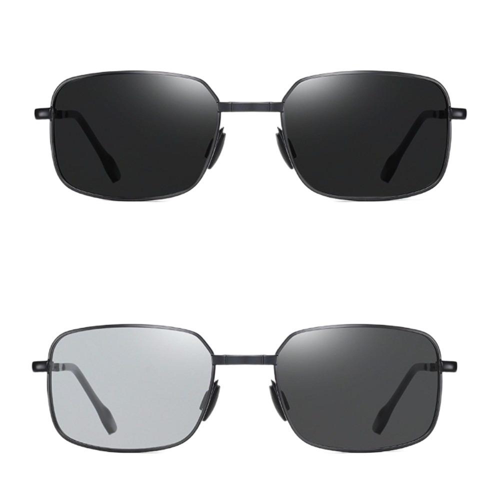 2PCS Pochromic Sunglasses Eyewear 2 In 1 for Women Men Pochromic Eyeglasses Night Vision Goggles