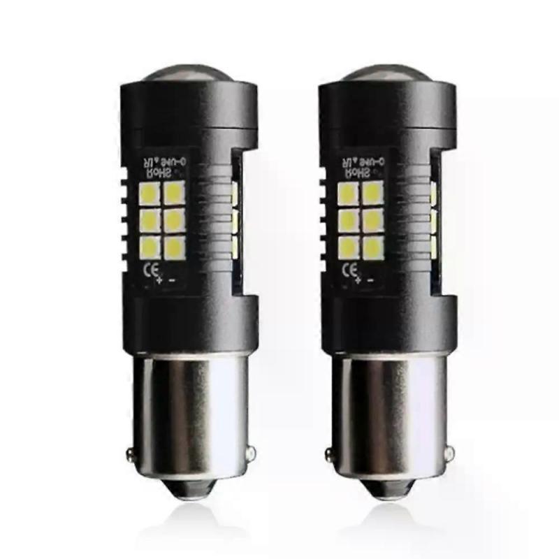 LIGHTP21W 1156 BA15S Canbus LED Araç Ampulü 3030SMD LED Geri Vites Lambası Gündüz Sürüş Lambası 12V 24V Evrensel Otomobil Lambası