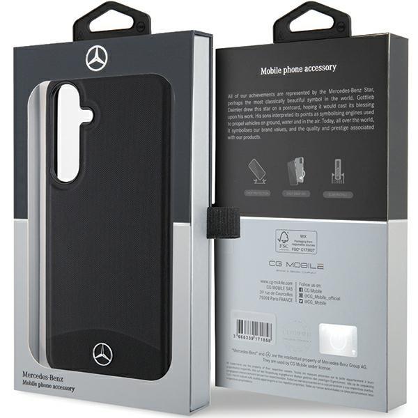 Mercedes Mehms24M23Rbark S24+ S926 Czarny/Black Hardcase Leather Textured & Plain Magsafe