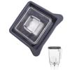 Blender Jar Cover Heat Resistant Plastic Blender 4 Side Jar Lid Pressure Relief Cover Dishwasher Safe Enduring