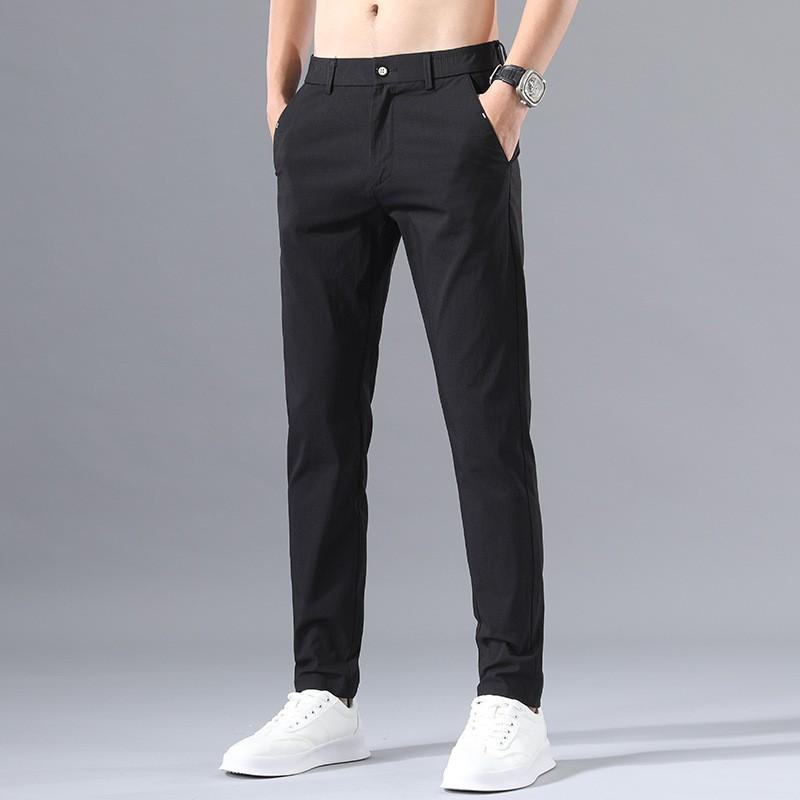 

Men s Casual Autumn Slim Fit Quick-Dry Straight Leg Pants, Versatile and Loose Fit for Boys and Men 36
