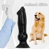 Realistic Black Silicone Dildo Anal Plug - Female Masturbation Toy with Lifelike Texture & Body-safe Material