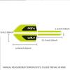 cqmvag1 2PC Car Side Body Fender Safety Warning Protection Sticker Reflective Strip Hubcap For KIA Rio Ceed Sportage Cerato Soul Sorento