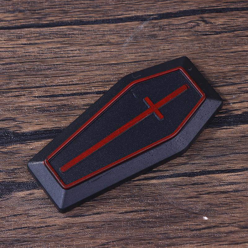 2/4Pcs Miniature Dollhouse Coffin Boxes Halloween Treat Coffin Boxes Coffin Prank Props Box Model Trickery Props Halloween Decor