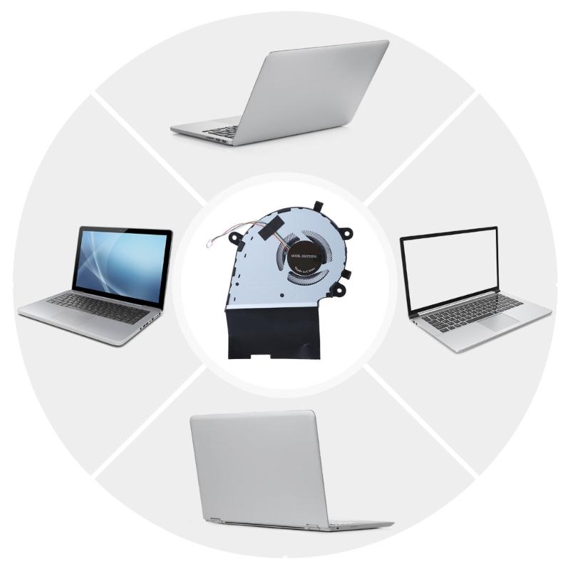 CPU GPU Fan Laptops Cooling Fan DC12V 4Pin 4wires Coolers Fan for ROG Strix G731 G731G G731GT G731GW Laptops Part