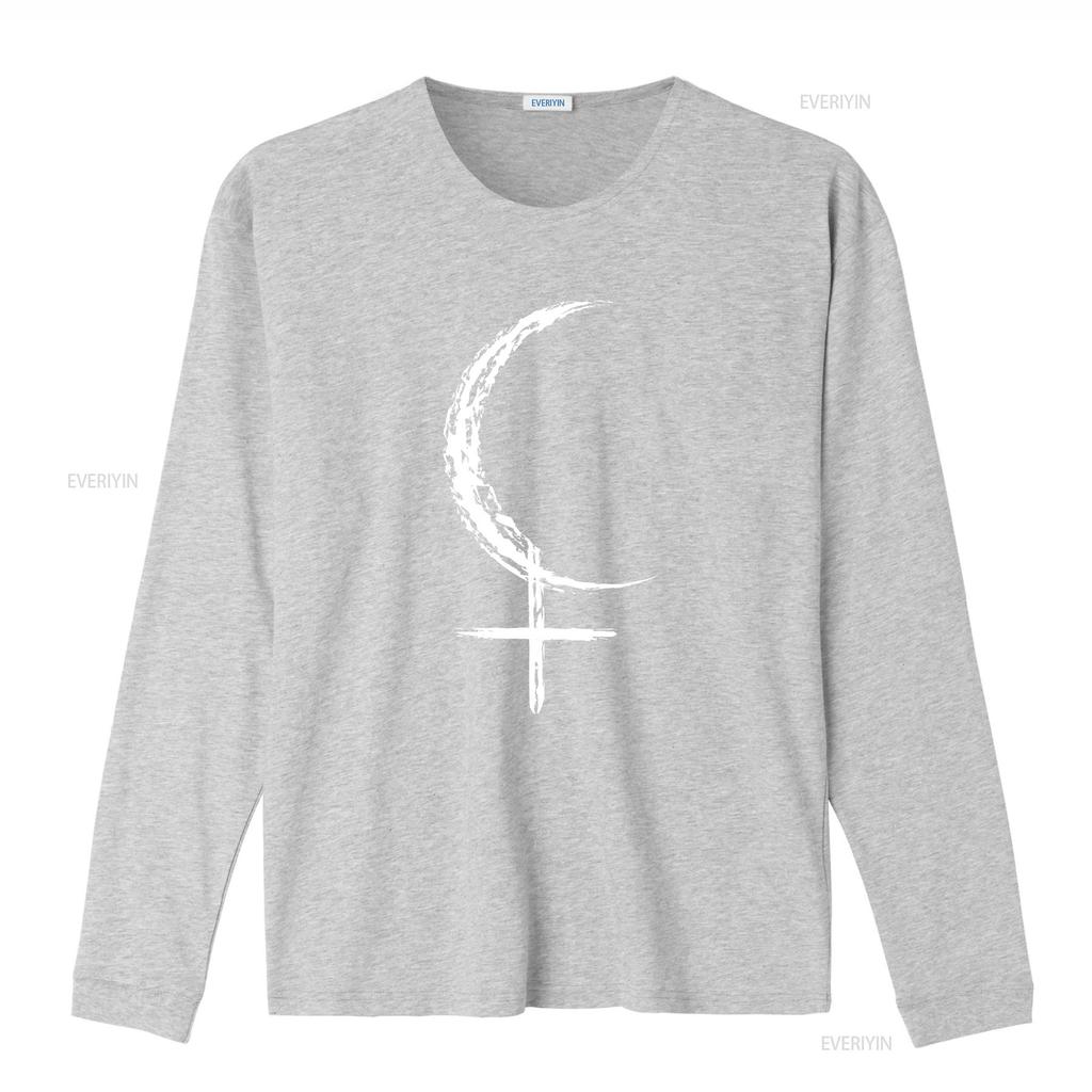 Lilith Symbol T Shirt Black Moon Witchy Jersey  vintage Washed Breathable Unisex Stylish fashion streetwear