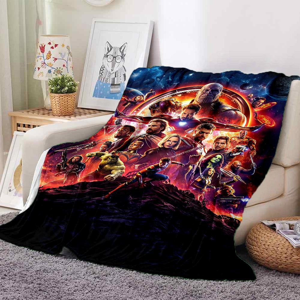 1Pc Avengers Infinity War Poster Blanket Soft And Comfortable Casual Warm Camping Travel Christmas Halloween Xmas Gift M924103