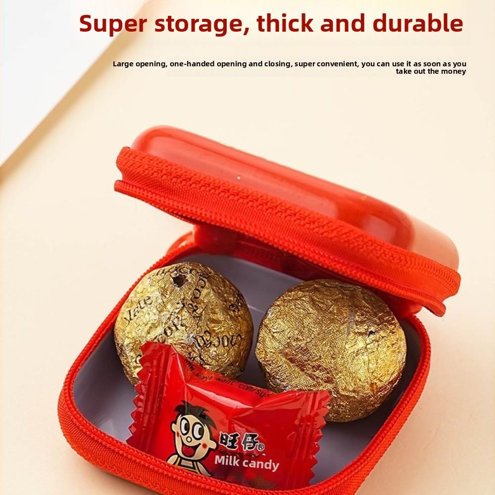 New Cartoon Christmas Coin Purse Santa Claus Snowman Cartoon Storage Box Tin Box Christmas Storage Containers New Year