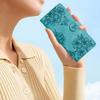 For Honor 200 Pro 5G Case Butterfly Flower Pattern Skin-Touch Leather Phone Cover