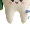 Double Texture Tooth Auto Hanging Pendant Ornament Craft Adjustable Decoration Suitable For Christmas Birthdays Travel