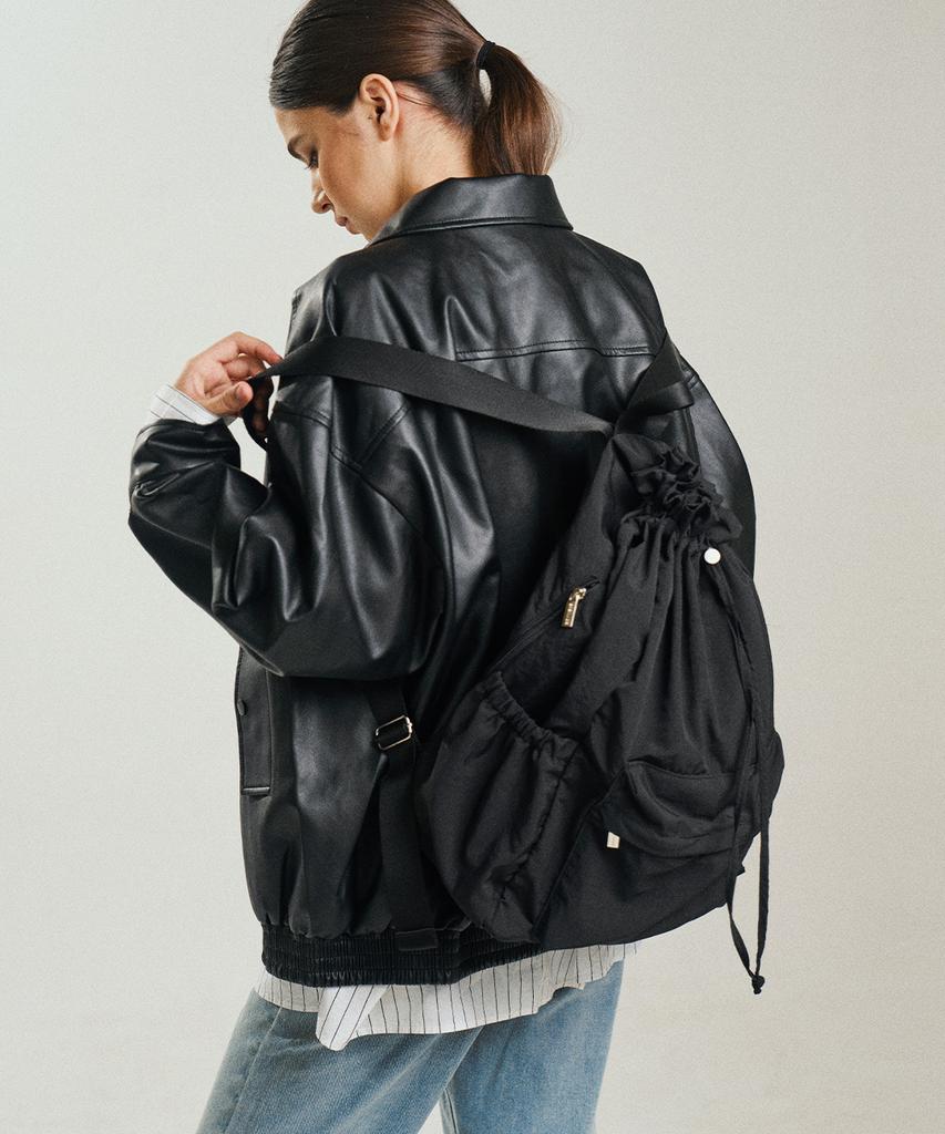 Trm Trm Recycled Nylon Drawstring Backpack T33W