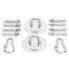 Stainless Steel Hammock Fixing Kit Swing Hanging Kit Ceiling Mounting Plate Snap Hook