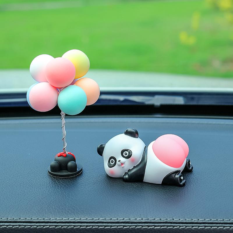 1Pc Car Ornaments, Internet Celebrity Cartoons, Cute Q Bouncy Butt Dolls, Car Center Console Decompression Toys, Animal Decorations