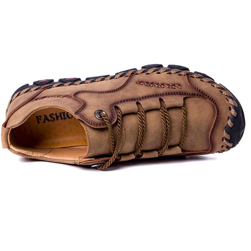 Size 38-48 High Quality Men's Casual Shoes Large Size Men's Shoes Fashion Men's Handmade Leather Shoes
