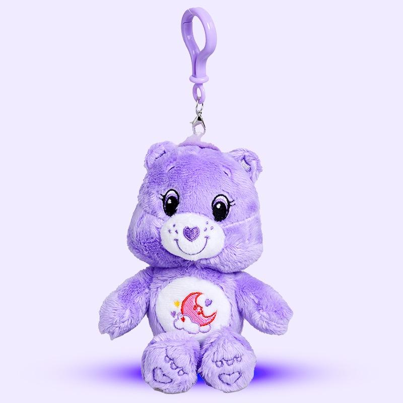 17cm Care Bears Pendant Plush Anime Kawaii Plushie KeyChain Bag Decoration Doll Girls Boys Backpack Plush Keyrings
