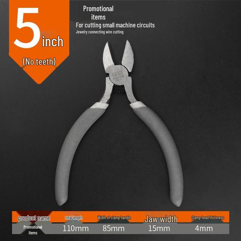 Industrial Grade Diagonal Pliers and Sprue Cutters - Versatile Electrician s and Modeler s Tool for Precision Cutting