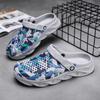 Thick Soled Slippers, Men's Quick Drying Non Slip Casual Sandals with Drainage Holes Beach Walking Shoes Surfing/kayaking/summer