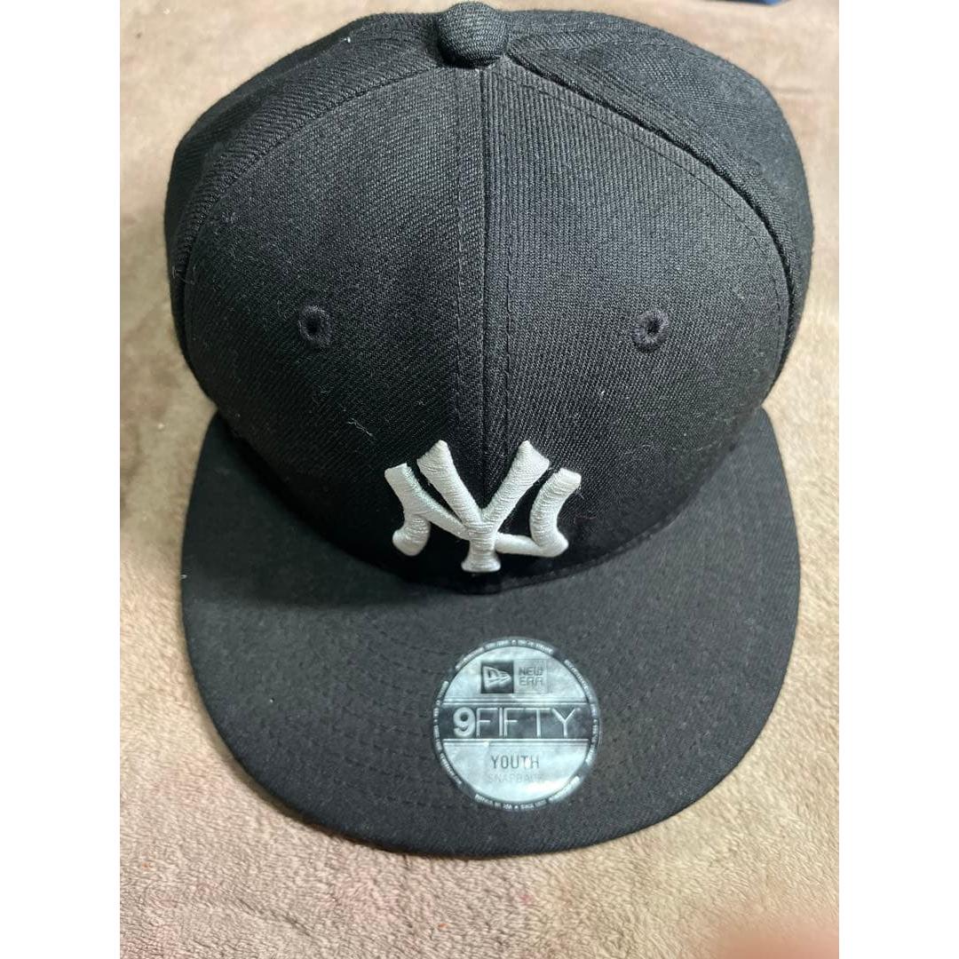 Used [Valuable/Official] NEW ERA 9FIFTY Yankees Cap Black