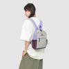 Lightweight Backpack Travel Bag Contrast Color Student Schoolbag
