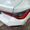 Kohlefaser Autozubehör Rückleuchten-Header Modifizierte Außenverkleidung Abdeckung Aufkleber Für BMW 4er Serie 4-Tür G22 G23 G26 -2025